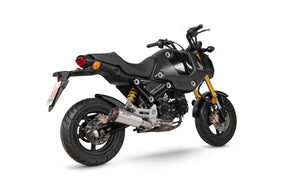 Honda MSX/Grom 125 (2021–2023) Scorpion Exhaust Red Power Slip-on - Brushed Stainless