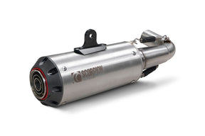 Honda MSX/Grom 125 (2021–2023) Scorpion Exhaust Red Power Slip-on - Brushed Stainless