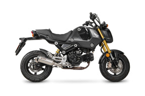 Honda MSX/Grom 125 (2021–2023) Scorpion Exhaust Red Power Slip-on - Brushed Stainless