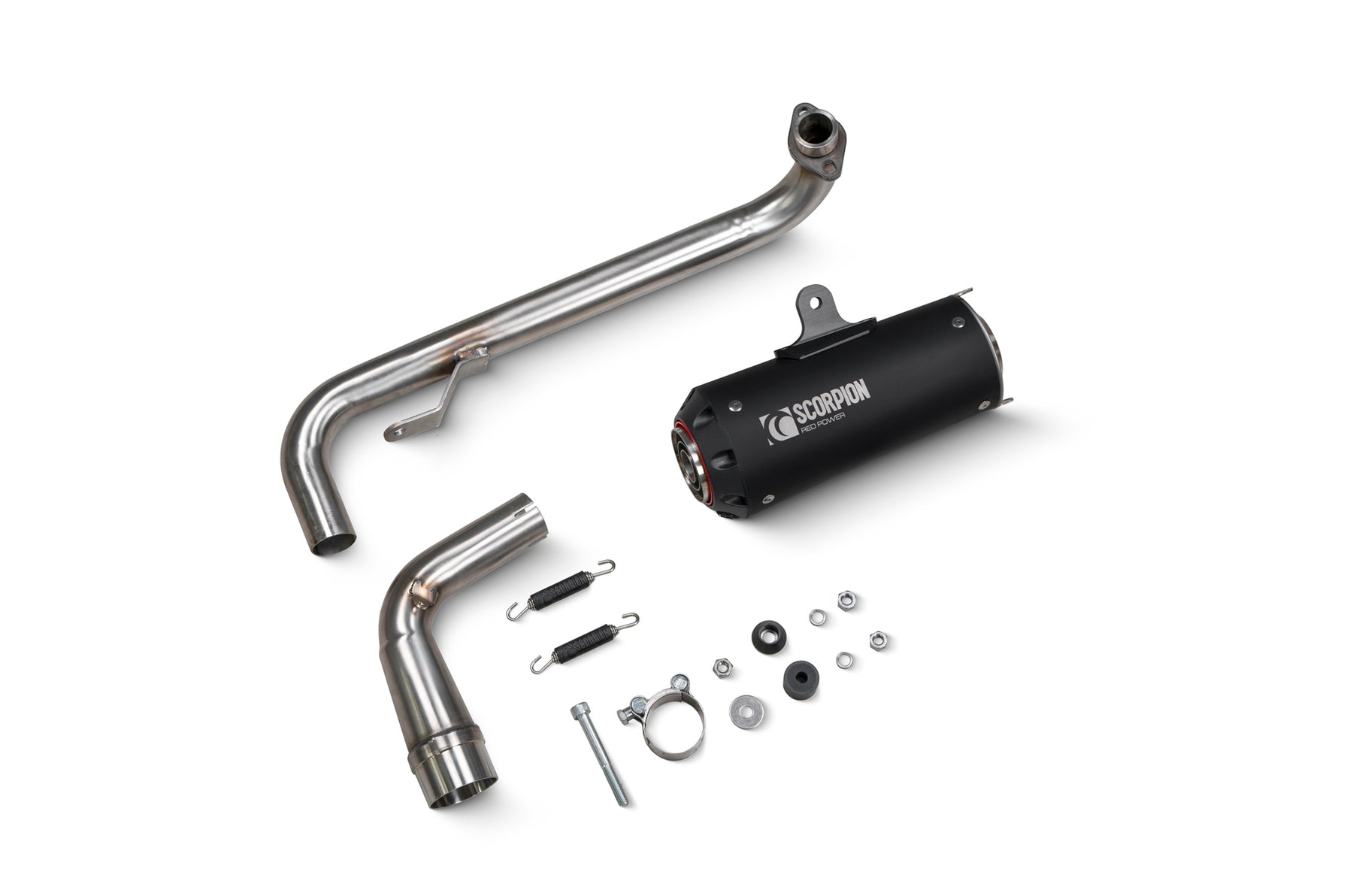 Honda MSX/Grom 125 (2021–2023) Scorpion Exhaust Red Power Full System - Black Ceramic
