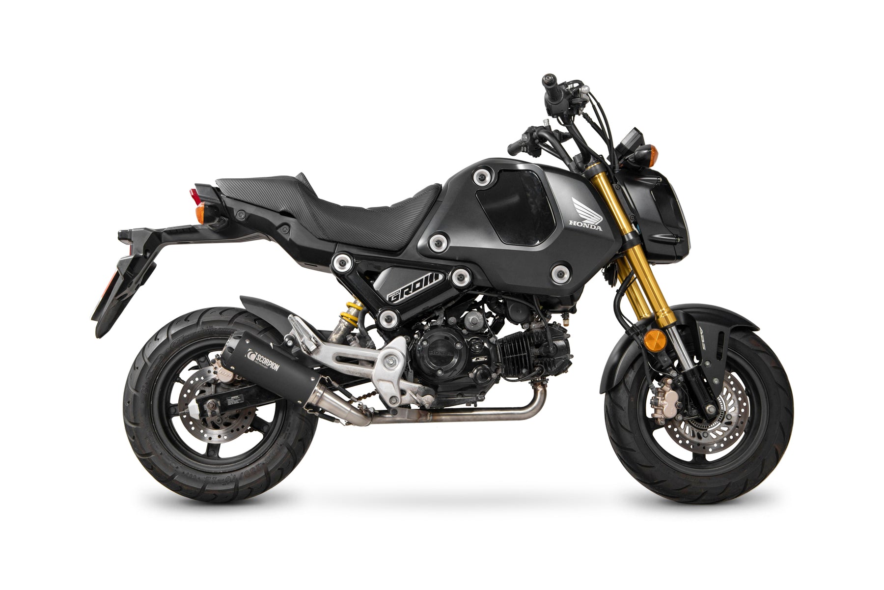 Honda MSX/Grom 125 (2021–2023) Scorpion Exhaust Red Power Full System - Black Ceramic