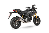Honda MSX/Grom 125 (2021–2023) Scorpion Exhaust Red Power Full System - Brushed Stainless