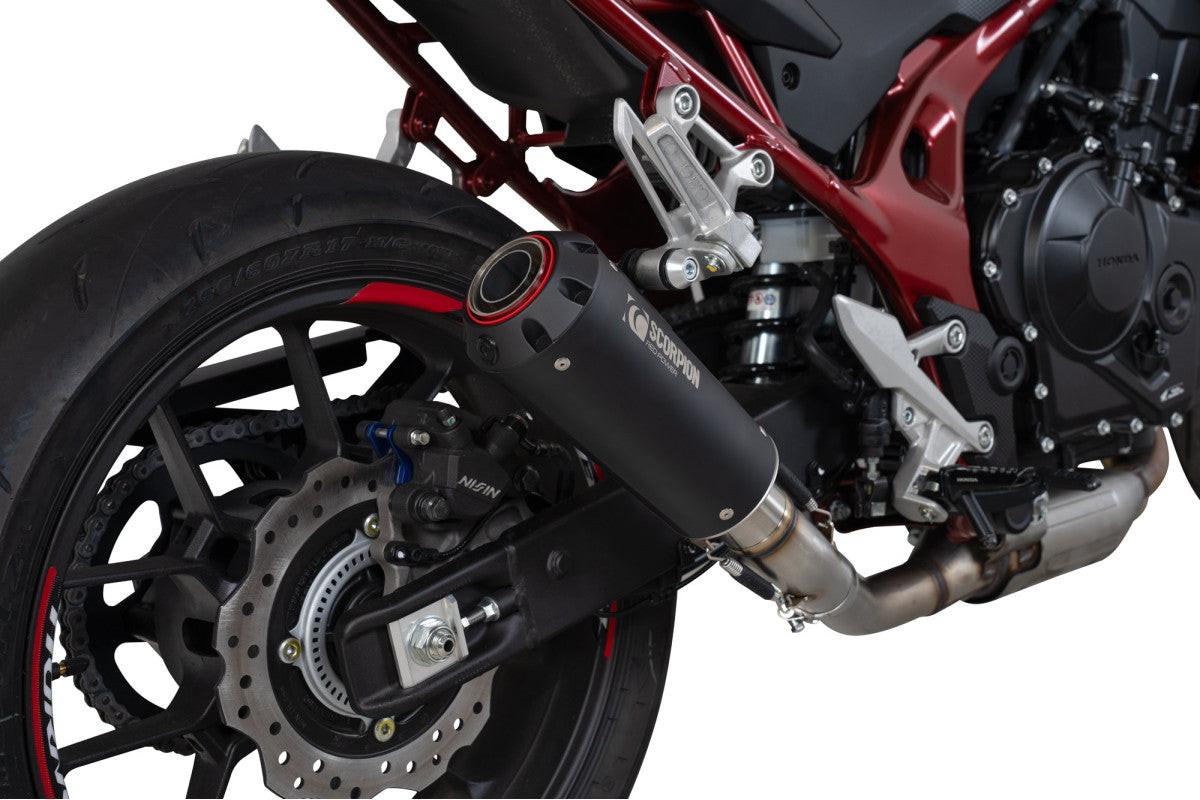 Honda CB 750 Hornet (2023–2025) Scorpion Exhaust Red Power Slip-on - Black Ceramic