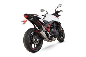 Honda CB 750 Hornet (2023–2025) Scorpion Exhaust Red Power Slip-on - Brushed Stainless