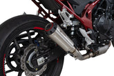 Honda CB 750 Hornet (2023–2025) Scorpion Exhaust Red Power Slip-on - Brushed Stainless