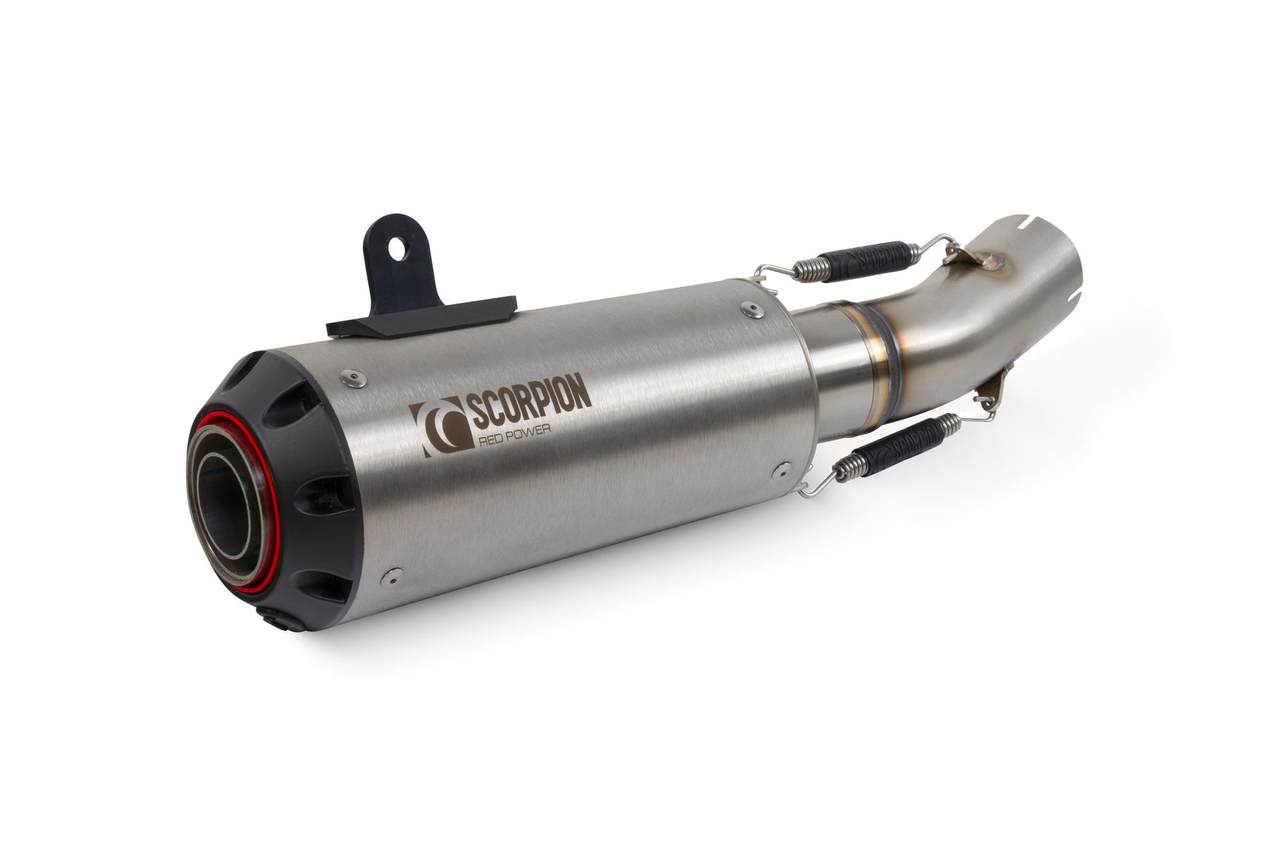 Honda CB 750 Hornet (2023–2025) Scorpion Exhaust Red Power Slip-on - Brushed Stainless