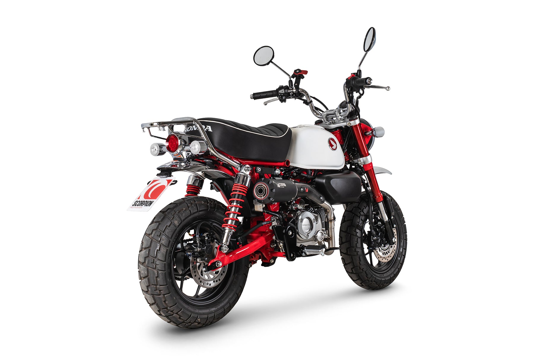 Honda Monkey Euro 5 (2025) Scorpion Exhaust Red Power Full System - Black Ceramic