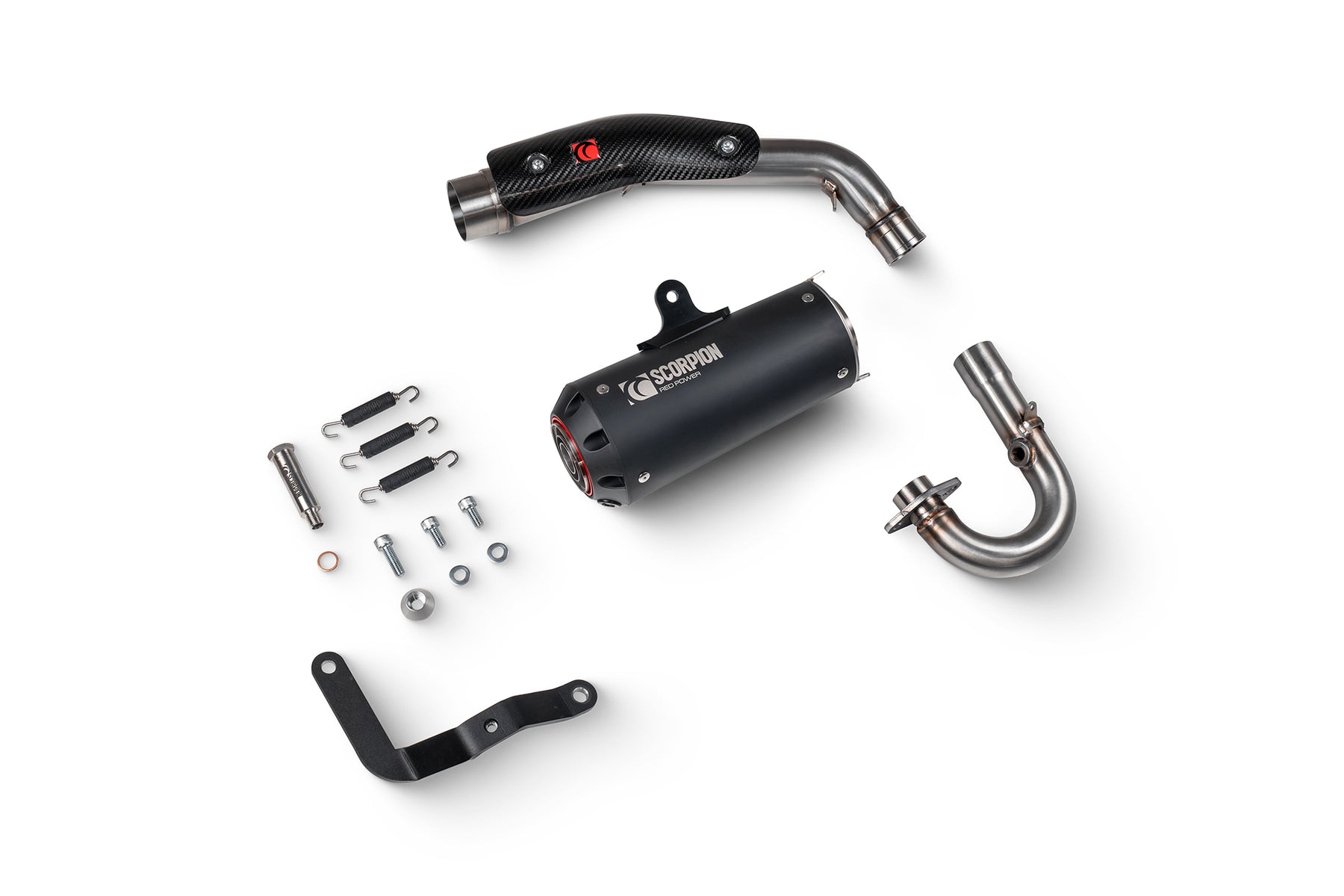 Honda Monkey Euro 5 (2025) Scorpion Exhaust Red Power Full System - Black Ceramic