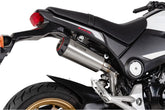 Honda MSX 125 Grom (2013-2015) SCORPION Exhaust Red Power Full System – Brushed Stainless Steel