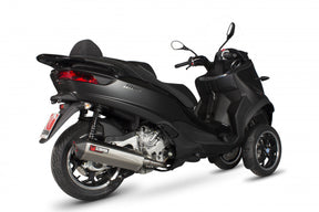 Piaggio MP3 400/400LT (2008 - 2013) SCORPION Performance Exhaust – Brushed Stainless