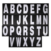 BikeTek Pit Board Letter Kit White 26 Piece