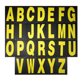 BikeTek Pit Board Letter Kit Yellow 26 Piece