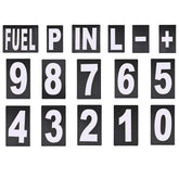 BikeTek Pit Board Number Kit White