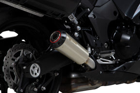 Kawasaki Z 1000 SX (2014–2016) Scorpion Exhaust Red Power Slip-on Pair - Titanium
