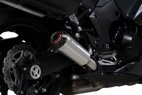 Kawasaki Z 1000 SX (2017–2019) Scorpion Exhaust Red Power Slip-on Pair - Brushed Stainless