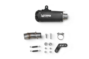 Kawasaki Ninja 400/250 (2018–2024) Scorpion Exhaust Red Power Slip-on - Black Ceramic