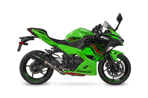 Kawasaki Ninja 400/250 (2018–2024) Scorpion Exhaust Red Power Slip-on - Black Ceramic