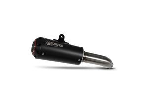 Kawasaki Z 125 (2018–2025) Scorpion Exhaust Red Power Slip-on - Black Ceramic