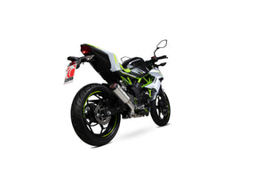 Kawasaki Z 125 (2018–2025) Scorpion Exhaust Red Power Slip-on - Brushed Stainless