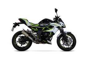 Kawasaki Z 125 (2018–2025) Scorpion Exhaust Red Power Slip-on - Titanium