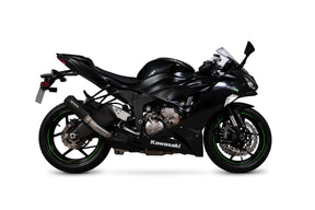 Kawasaki Ninja ZX-6R 636 (2019–2021) Scorpion Exhaust Red Power Slip-on - Black Ceramic