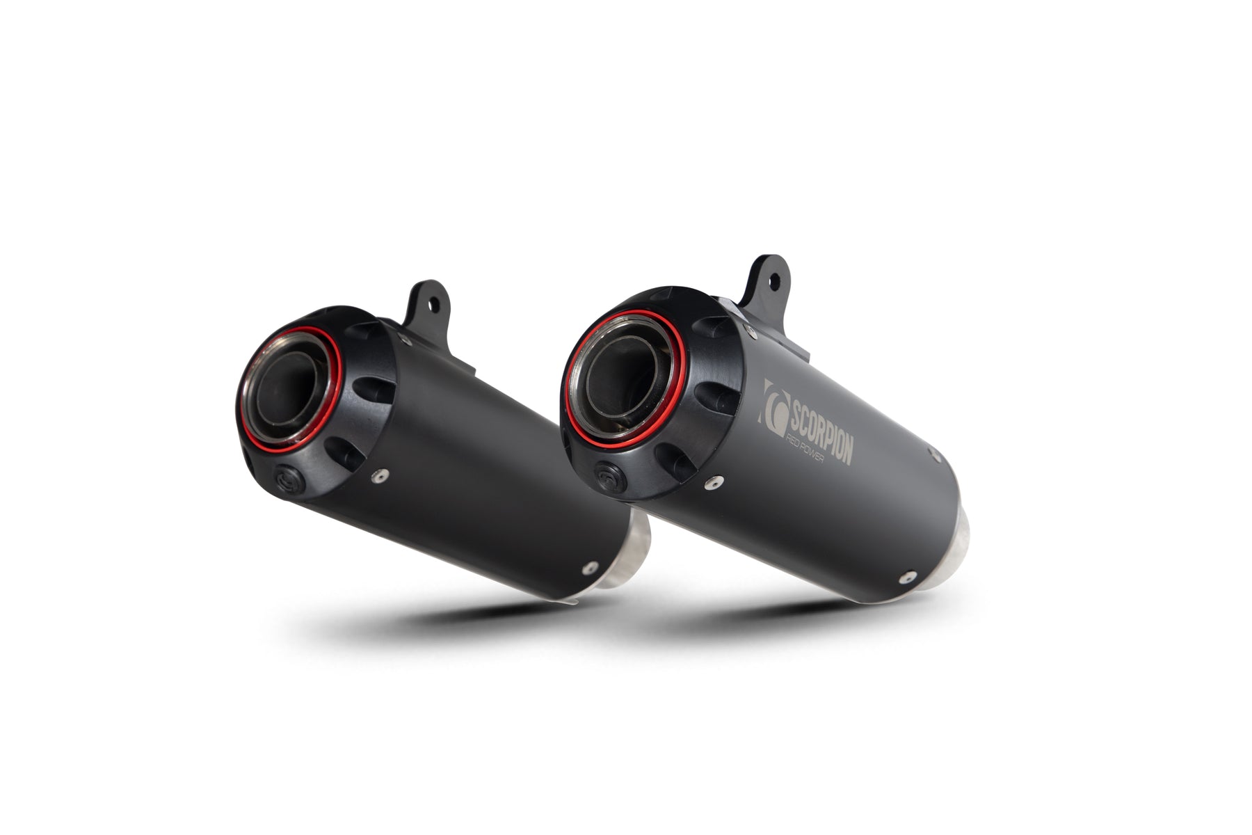 Kawasaki Z 1000 (2017–2020) Scorpion Exhaust Red Power Slip-on Pair - Black Ceramic