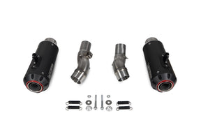 Kawasaki Z 1000 (2017–2020) Scorpion Exhaust Red Power Slip-on Pair - Black Ceramic