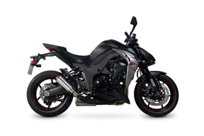 Kawasaki Z 1000 (2017–2020) Scorpion Exhaust Red Power Slip-on Pair - Brushed Stainless