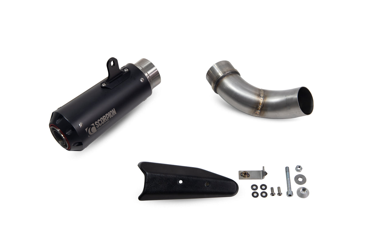 Kawasaki Z 900 Euro 5 (2020–2024) Scorpion Exhaust Red Power Slip-on - Black Ceramic