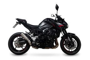 Kawasaki Z 900 Euro 5 (2020–2024) Scorpion Exhaust Red Power Slip-on - Brushed Stainless