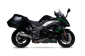 Kawasaki Ninja 1000 SX (2020–2025) Scorpion Exhaust Red Power Slip-on - Brushed Stainless