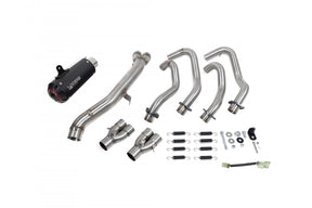 Kawasaki Ninja ZX-25R (2020–2022) Scorpion Exhaust Red Power Full System - Black Ceramic