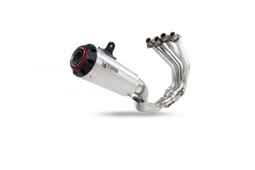 Kawasaki Ninja ZX-25R (2020–2022) Scorpion Exhaust Red Power Full System - Brushed Stainless