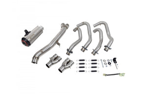 Kawasaki Ninja ZX-25R (2020–2022) Scorpion Exhaust Red Power Full System - Titanium