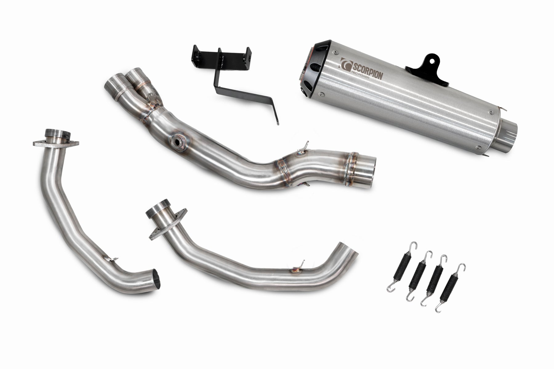 Kawasaki Z 650RS (2022–2025) Scorpion Exhaust Red Power Full System - Brushed Stainless