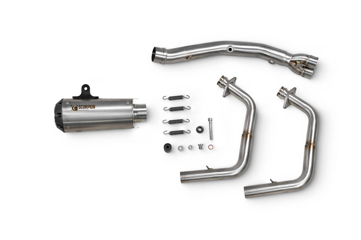 Kawasaki Ninja 400/250 (2018–2024) Scorpion Exhaust Red Power Race System - Titanium