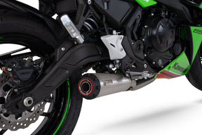 Kawasaki Ninja 650 (2023–2025) Scorpion Exhaust Red Power Full System - Brushed Stainless