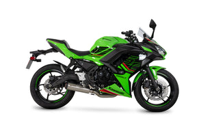 Kawasaki Ninja 650 (2023–2025) Scorpion Exhaust Red Power Full System - Brushed Stainless