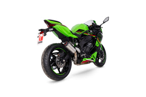 Kawasaki Ninja ZX-4RR (2023–2025) Scorpion Exhaust Red Power Slip-on - Brushed Stainless