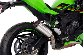 Kawasaki Ninja ZX-4RR (2023–2025) Scorpion Exhaust Red Power Slip-on - Brushed Stainless