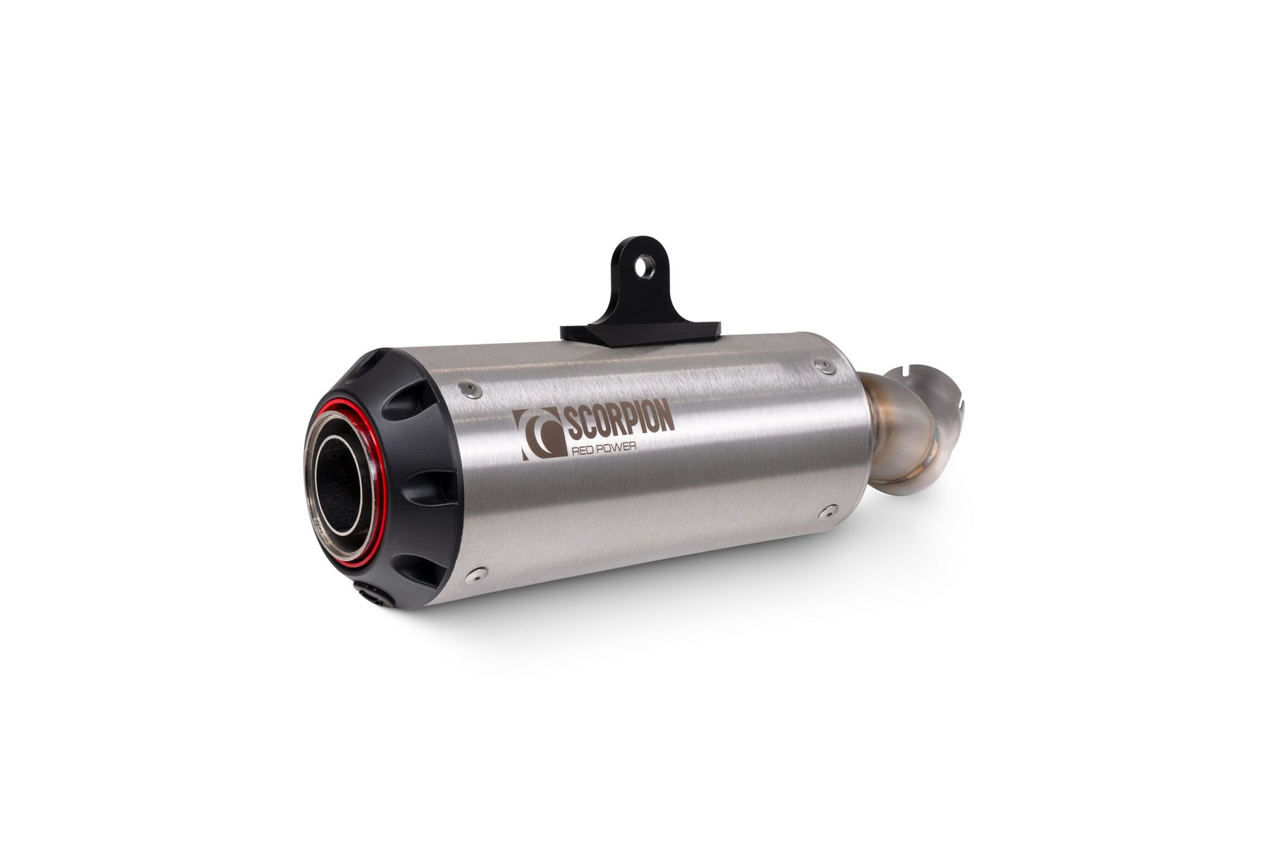 Kawasaki Ninja ZX-4RR (2023–2025) Scorpion Exhaust Red Power Slip-on - Brushed Stainless