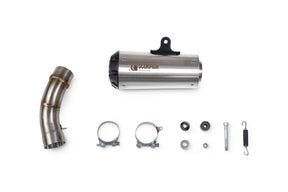 Kawasaki Ninja ZX-4RR (2023–2025) Scorpion Exhaust Red Power Slip-on - Brushed Stainless