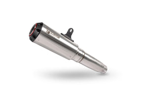 Kawasaki Ninja H2 SX (2022–2025) Scorpion Exhaust Red Power Slip-on - Brushed Stainless