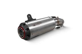 Kawasaki Ninja 500 Euro 5 (2024–2025) Scorpion Exhaust Red Power Slip-on - Brushed Stainless