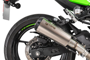 Kawasaki Ninja 500 Euro 5 (2024–2025) Scorpion Exhaust Red Power Slip-on - Titanium