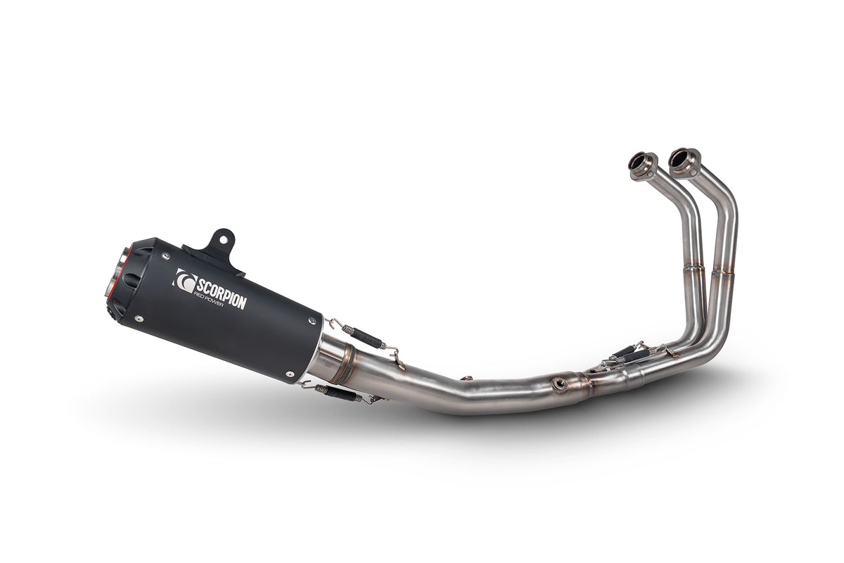 Kawasaki Ninja 500 Euro 5 (2024–2025) Scorpion Exhaust Red Power Race System - Black Ceramic