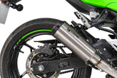 Kawasaki Ninja 500 Euro 5 (2024–2025) Scorpion Exhaust Red Power Race System - Brushed Stainless