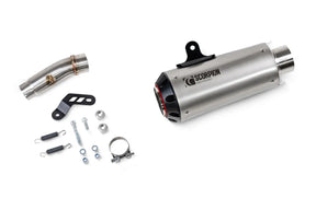 Kawasaki Ninja 7 Hybrid / Z7 Hybrid (2024-2026) SCORPION Exhaust Red Power Slip-on – Titanium