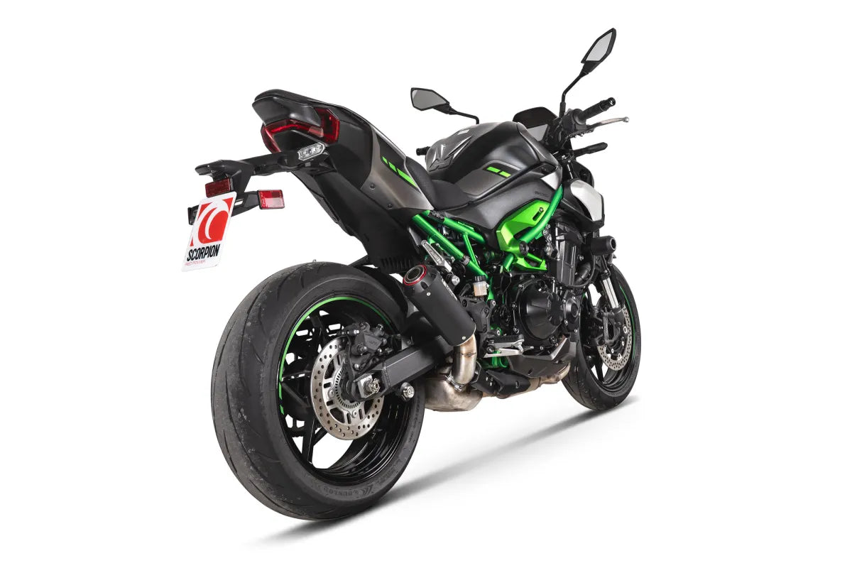 Kawasaki Z900 Euro 5+ (2025-2026) SCORPION Exhaust Red Power Slip-on – Black Ceramic