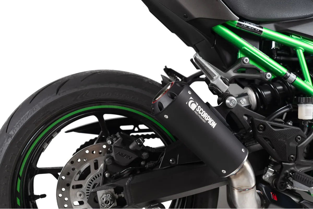 Kawasaki Z900 Euro 5+ (2025-2026) SCORPION Exhaust Red Power Slip-on – Black Ceramic